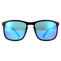 Ray-Ban RB4264 Sunglasses Matte Black Blue Flash Polarized Chromance