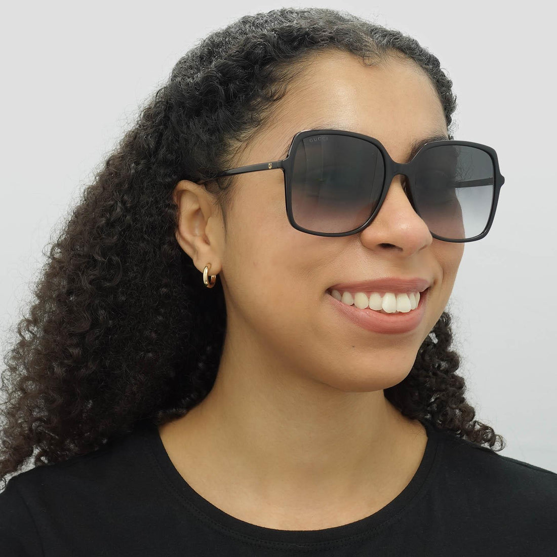 Gucci Sunglasses GG0544S 001 Black Grey Gradient