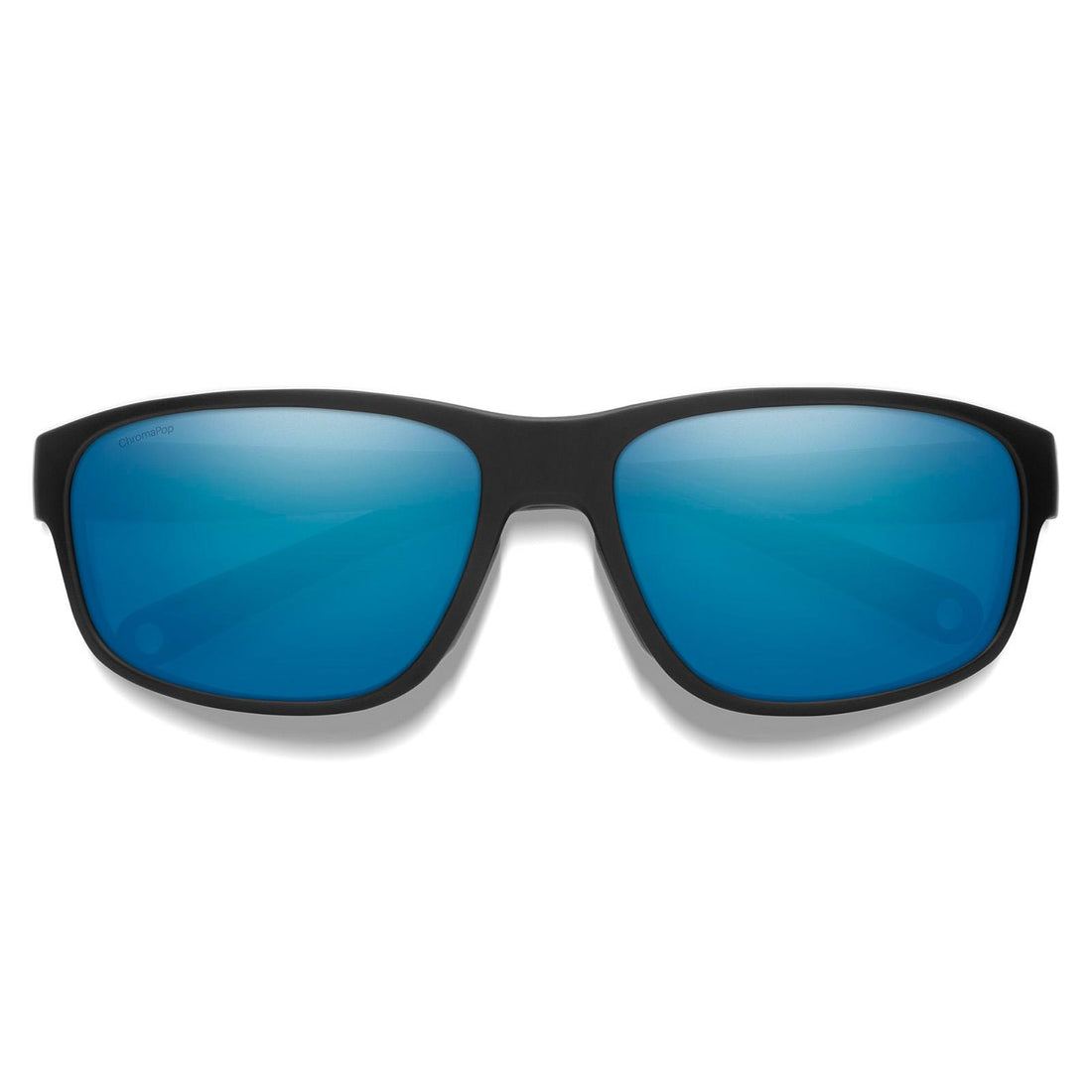 Smith Sunglasses Redding 2 124 QG Matte Black ChromaPop Polarized Blue Mirror