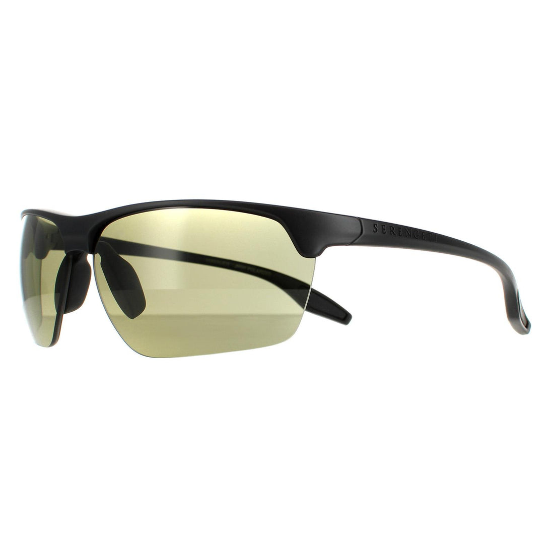 Serengeti Sunglasses Linosa 8506 Matte Black PhD 2.0 Green 555nm Polarized