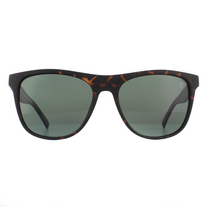 Timberland Sunglasses TB9124 52R Dark Havana Green Polarized