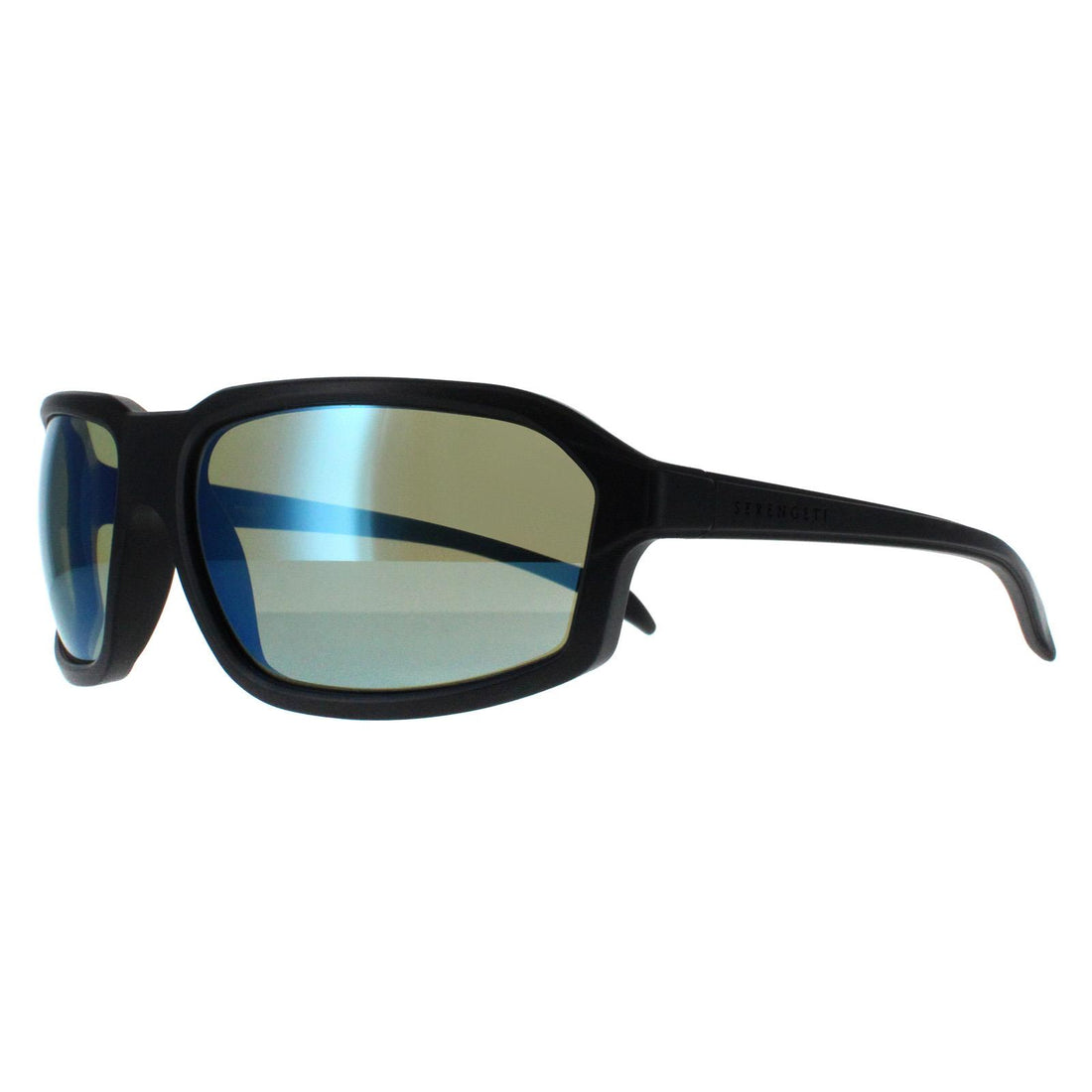 Serengeti Sunglasses Hext SS571003 Matte Black Saturn 555nm Blue Polarized