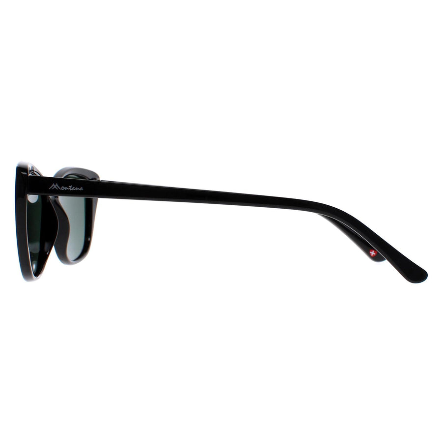 Montana Sunglasses MP42 A Black G15 Green Polarized