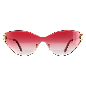 Chloe Sunglasses Curtis CE163S 823 Gold Red Gradient