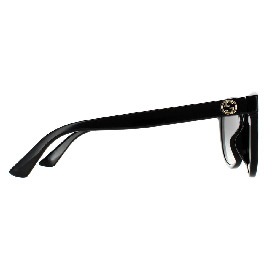Gucci Sunglasses GG0702SKN 001 Black Grey Gradient