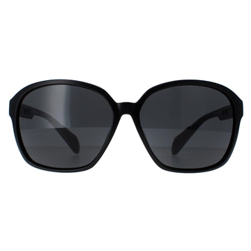 Adidas SP0013 Sunglasses Shiny Black Contrast Grey