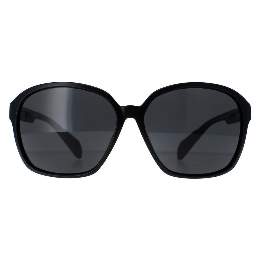 Adidas SP0013 Sunglasses Shiny Black / Contrast Grey