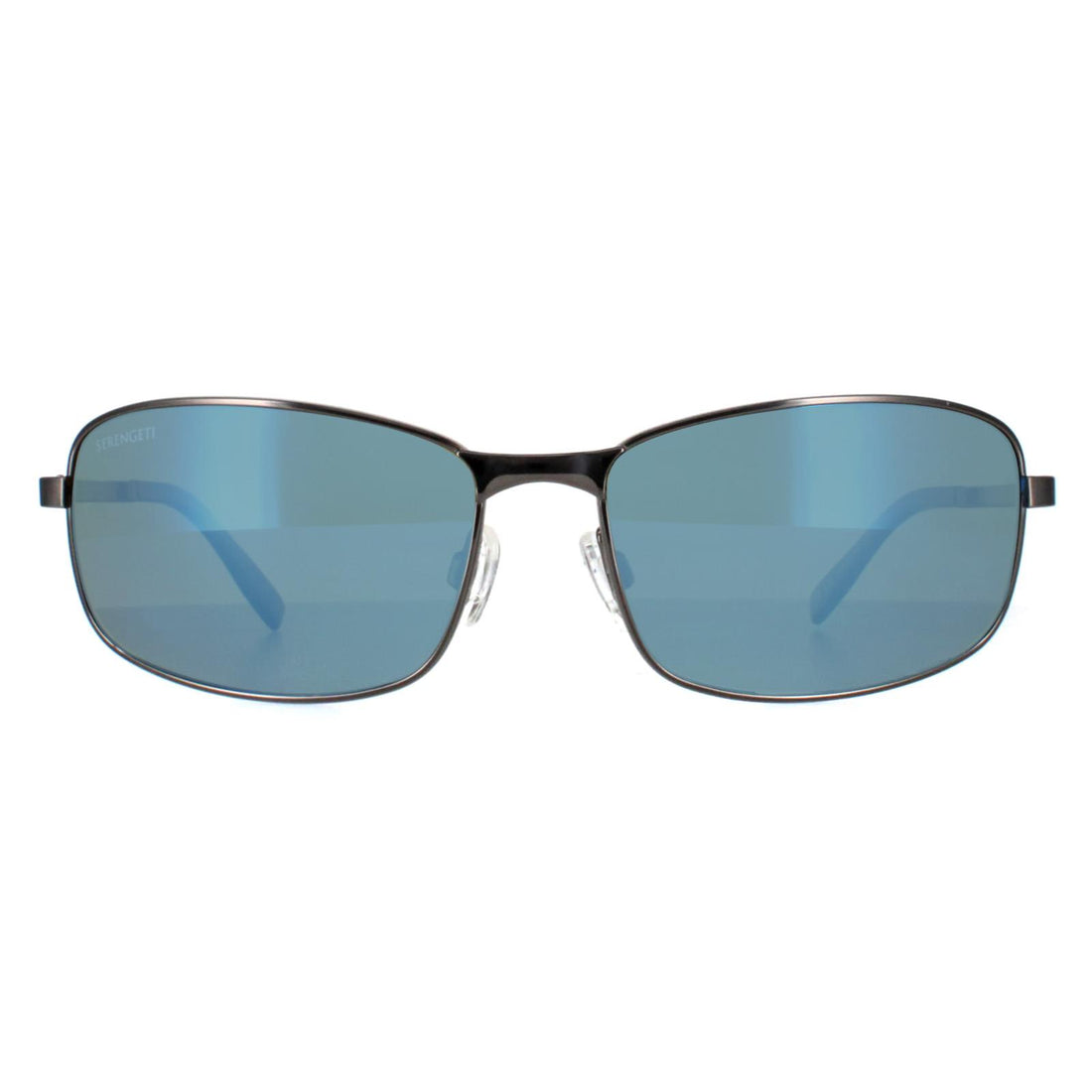 Serengeti Sunglasses Varese 2.0 SS568004 Shiny Dark Gunmetal Mineral Polarized 555nm Blue