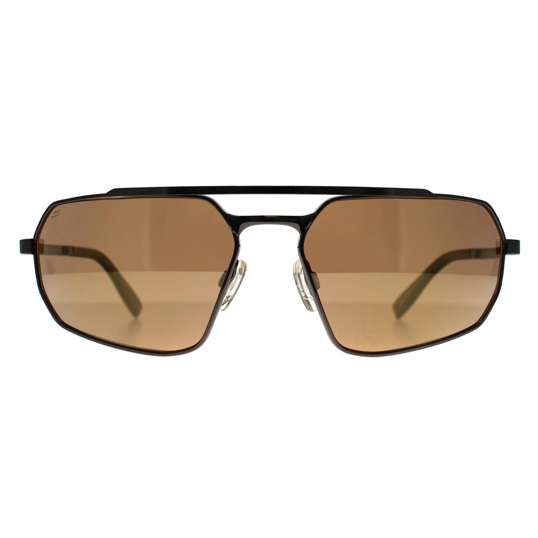 Serengeti Sunglasses Hinkley SS570002 Shiny Gunmetal Saturn Polarized Drivers Gold Photochromic