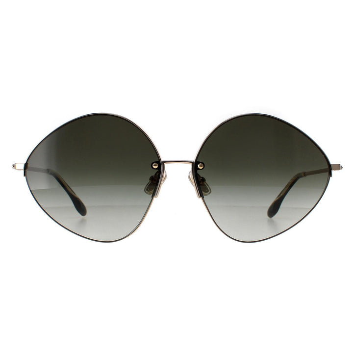 Victoria Beckham Sunglasses VB220S 713 Gold Sage Green Gradient