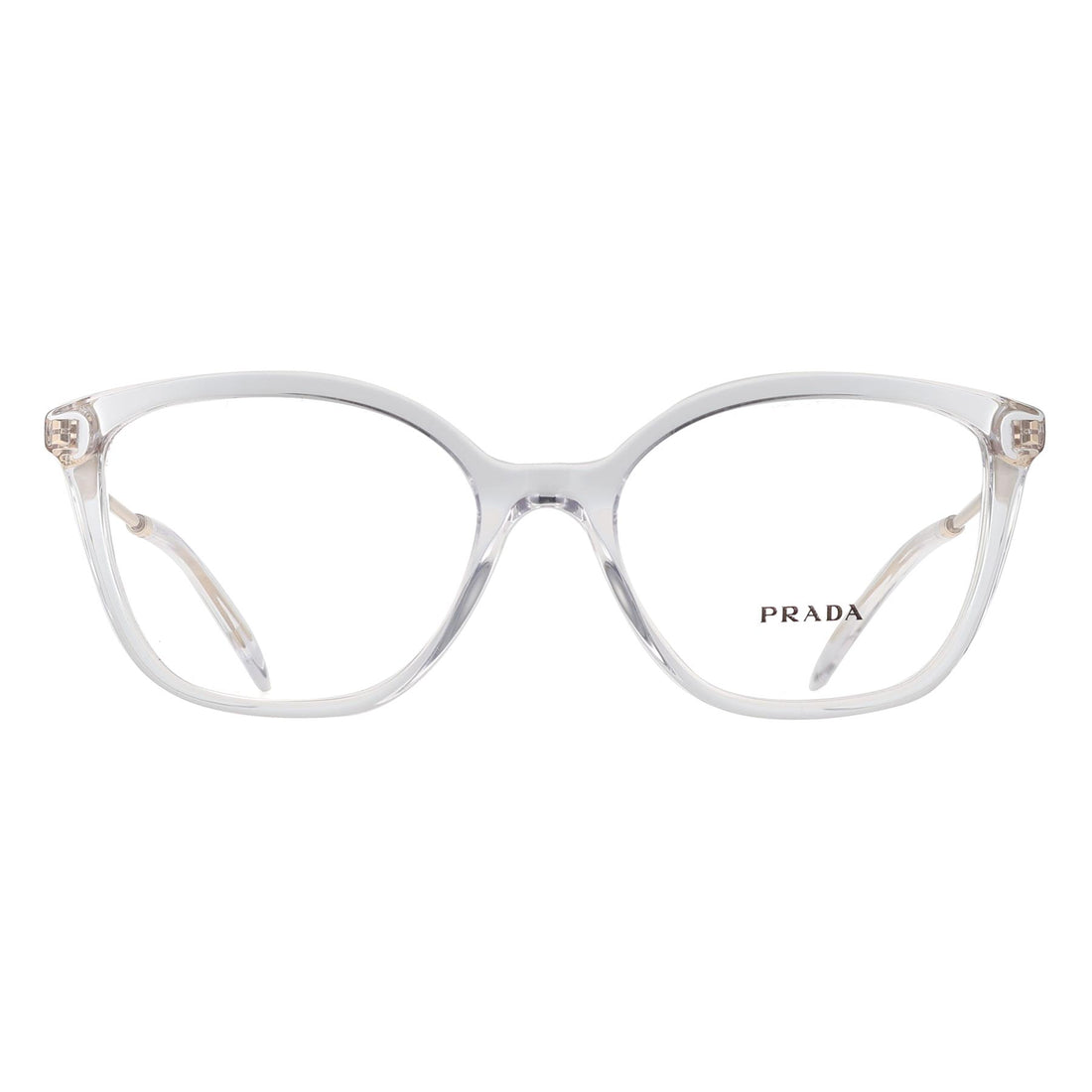 Prada Glasses Frames PR02ZV 2AZ1O1 Crystal Women