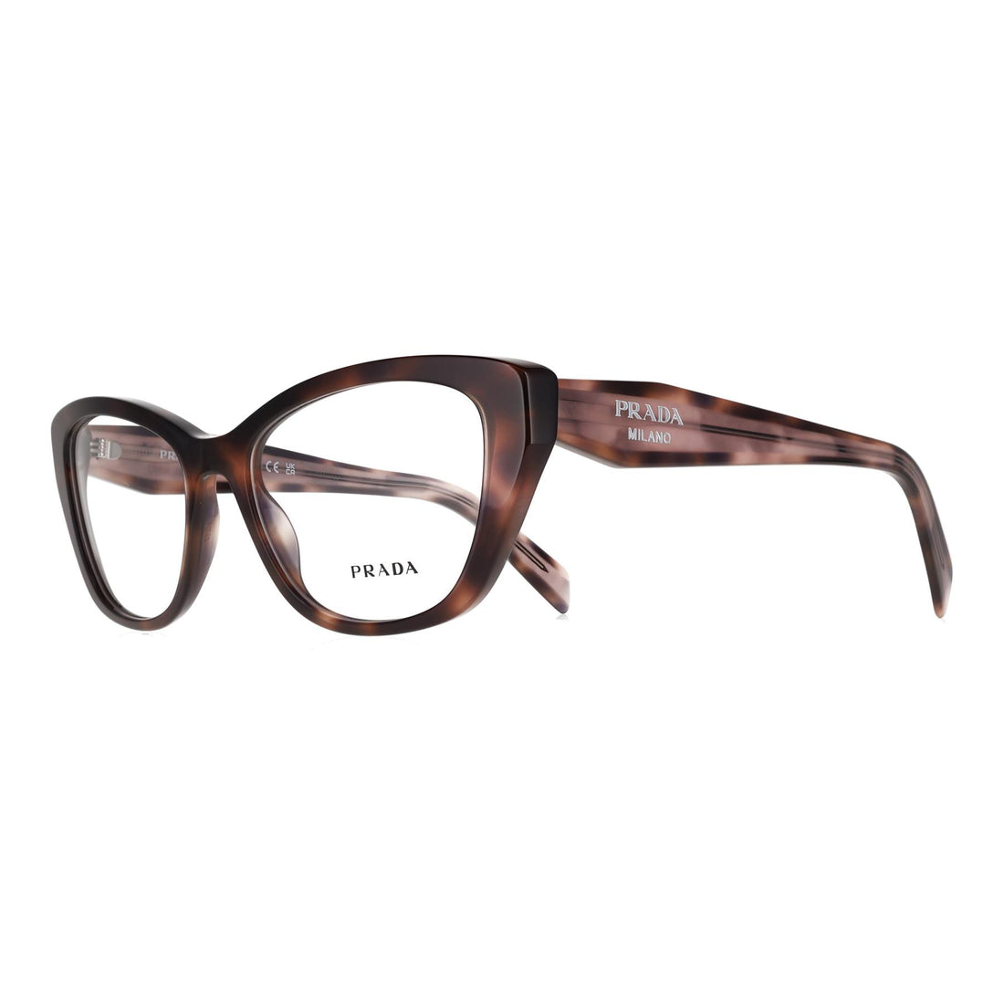 Prada Glasses Frames PR19WV 23A1O1 Mauve Tortoise Women