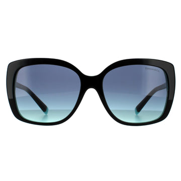 Tiffany Sunglasses TF4171 80559S Black On Tiffany Blue Blue Gradient