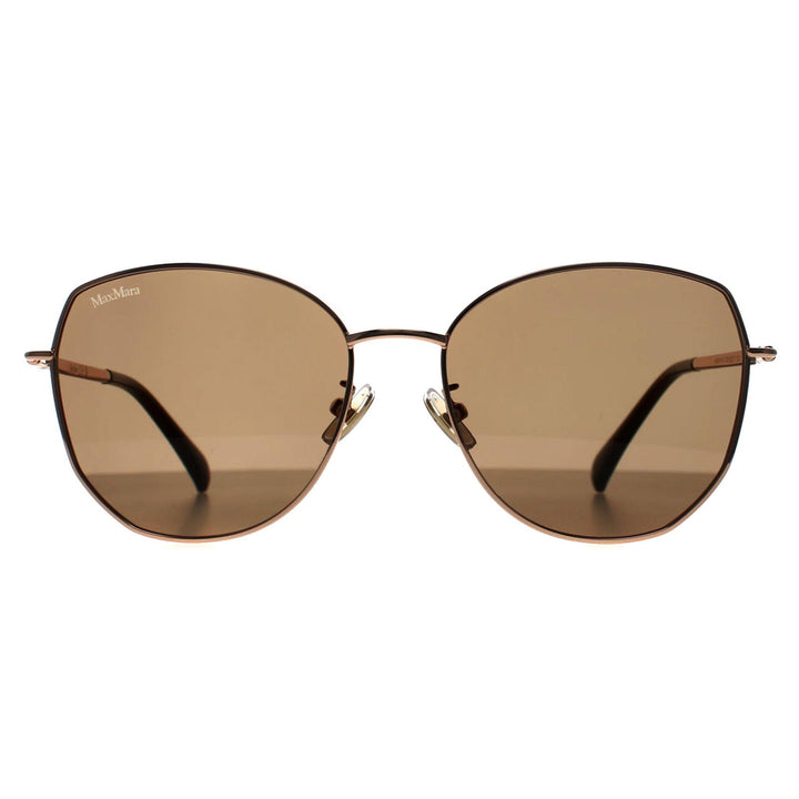 Max Mara Sunglasses MM0114-K 32E Gold Brown