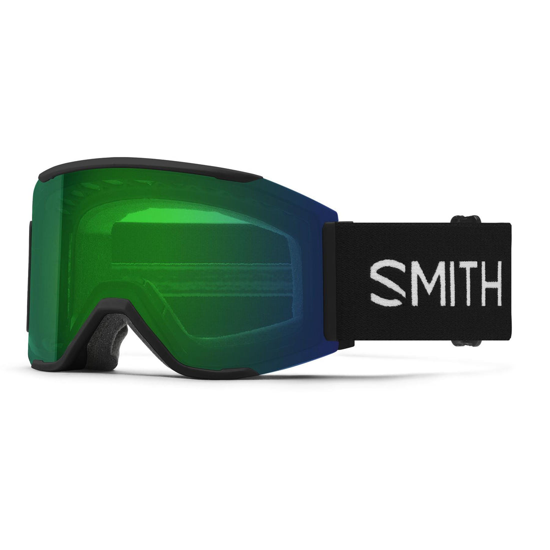 Smith Ski Goggles Squad Mag 0JX XP Black ChromaPop Everyday Green Mirror & Storm Blue Sensor Mirror
