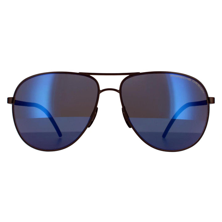 Porsche Design Sunglasses P8651 E Dark Gun Blue Mirror