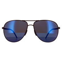 Porsche Design P8651 Sunglasses Dark Gun / Blue Mirror