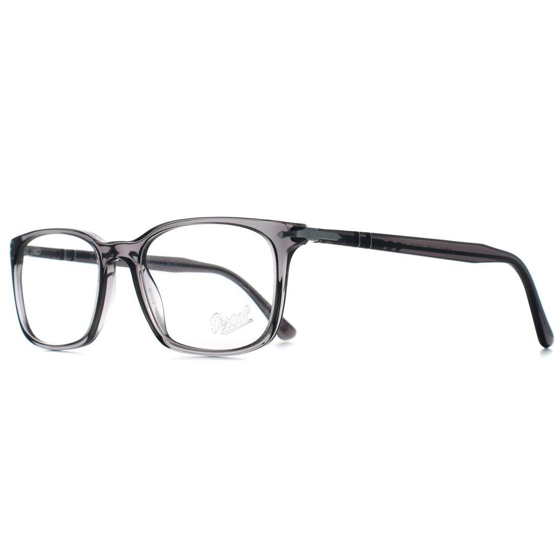 Persol Glasses Frames PO3189V 1196 Transparent Grey Men