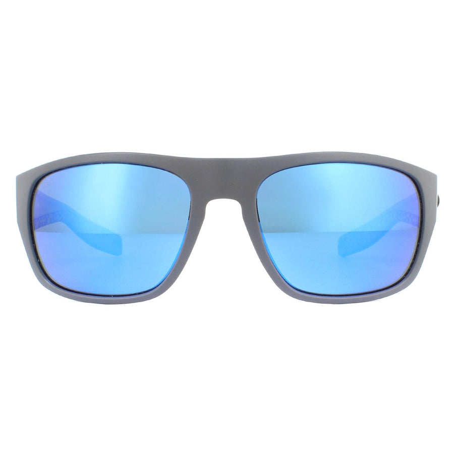 Costa Del Mar Tico Sunglasses Matte Grey / Blue Mirror Polarized Glass