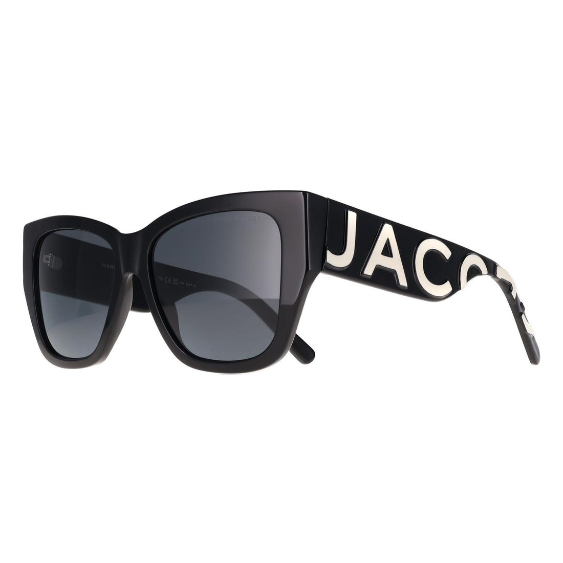 Marc Jacobs Sunglasses MARC 695/S 80S/2K Shiny Black Blue Light Mirror