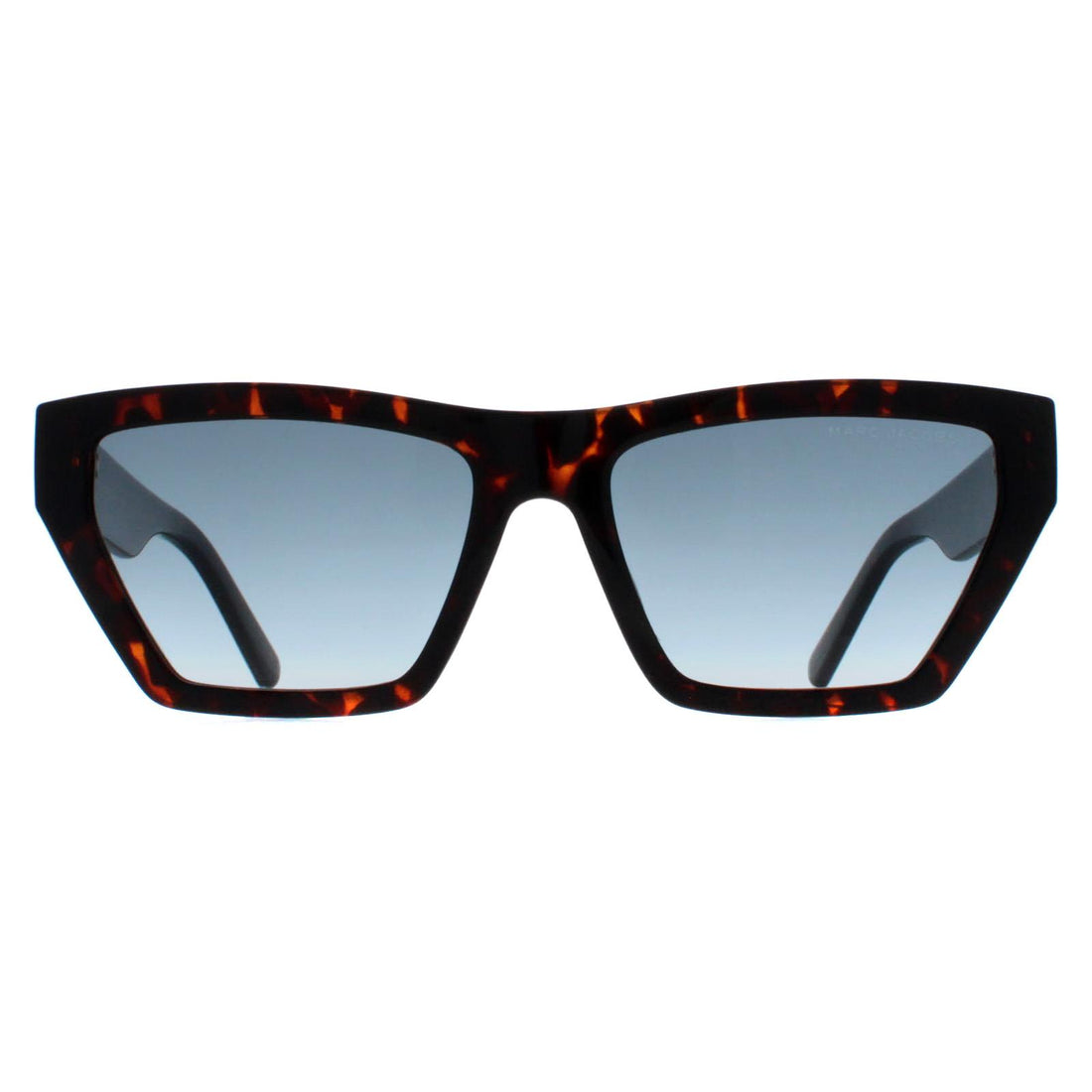 Marc Jacobs Sunglasses MARC 657/S 086 08 Shiny Dark Havana Blue Gradient