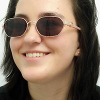 Gucci Sunglasses GG1593S 003 Shiny Rose Gold and Pink Violet