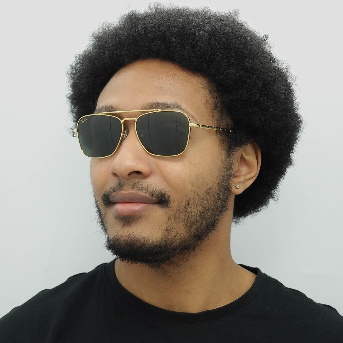 Ray-Ban Sunglasses RB3636 New Caravan 919631 Gold Green