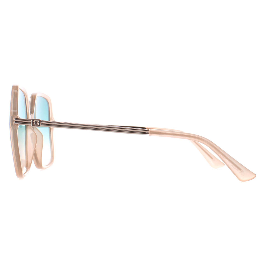 Guess Sunglasses GU7845 57P Shiny Beige Green Gradient