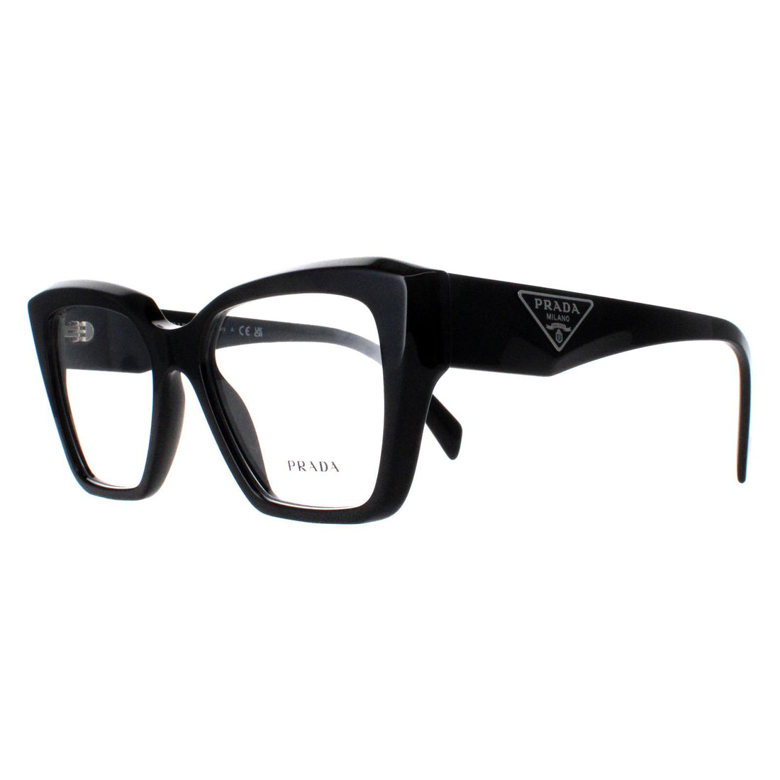 Prada Eyeglasses PR09ZV 1AB1O1 Black Women
