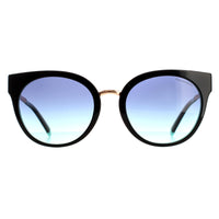 Tiffany TF4168 Sunglasses Black On Tiffany Blue / Blue Gradient