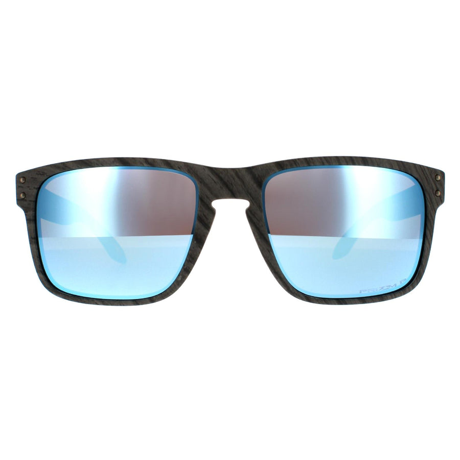 Oakley Holbrook oo9102 Sunglasses Woodgrain Prizm Deep Water Polarized