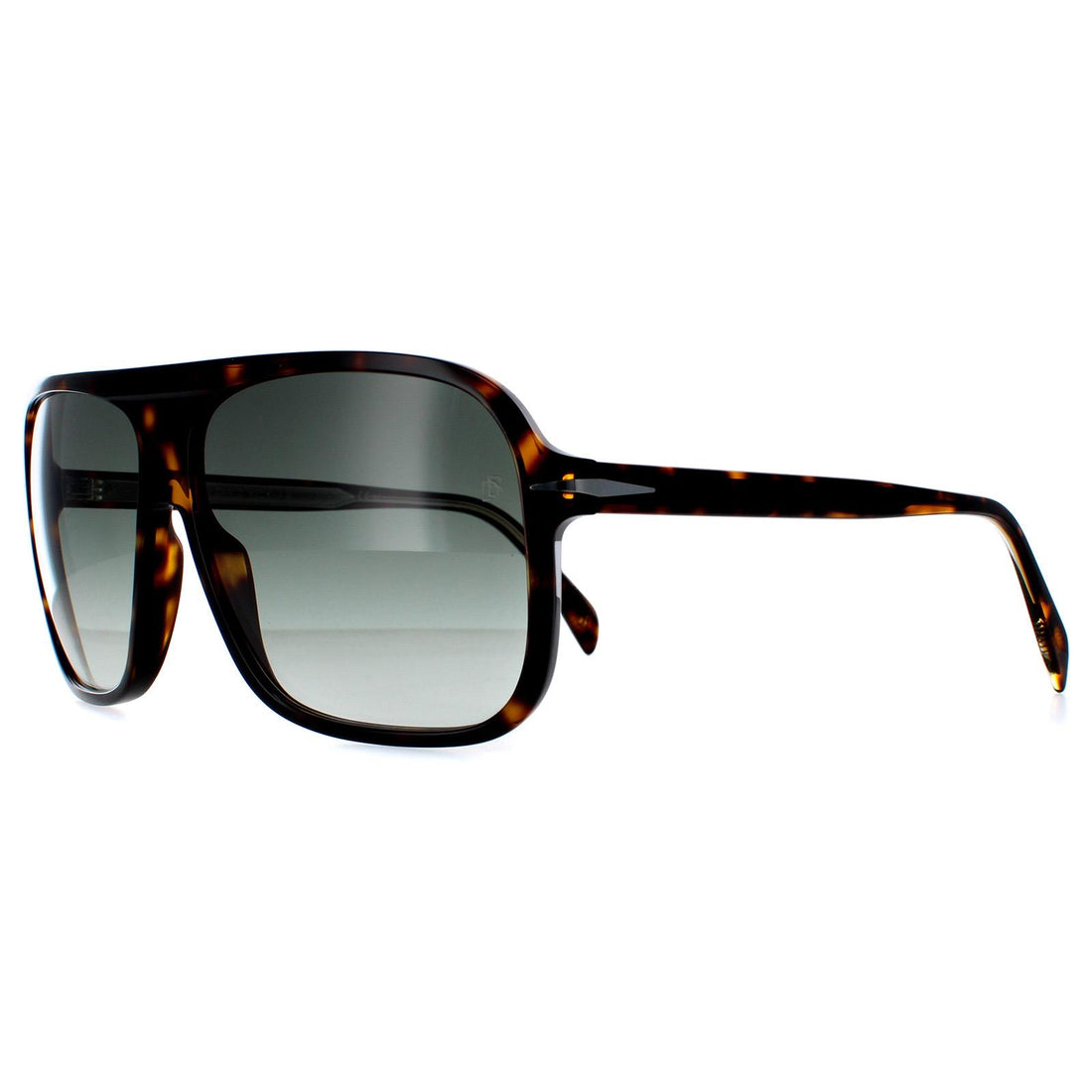 David Beckham Sunglasses DB7008/S 086 9K Dark Havana Green Gradient