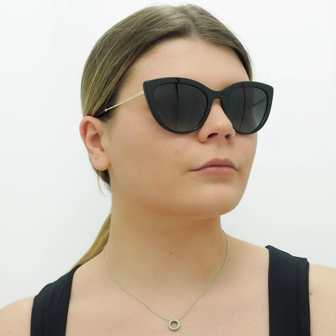Dolce & Gabbana Sunglasses DG4408 501/8G Black Grey Gradient