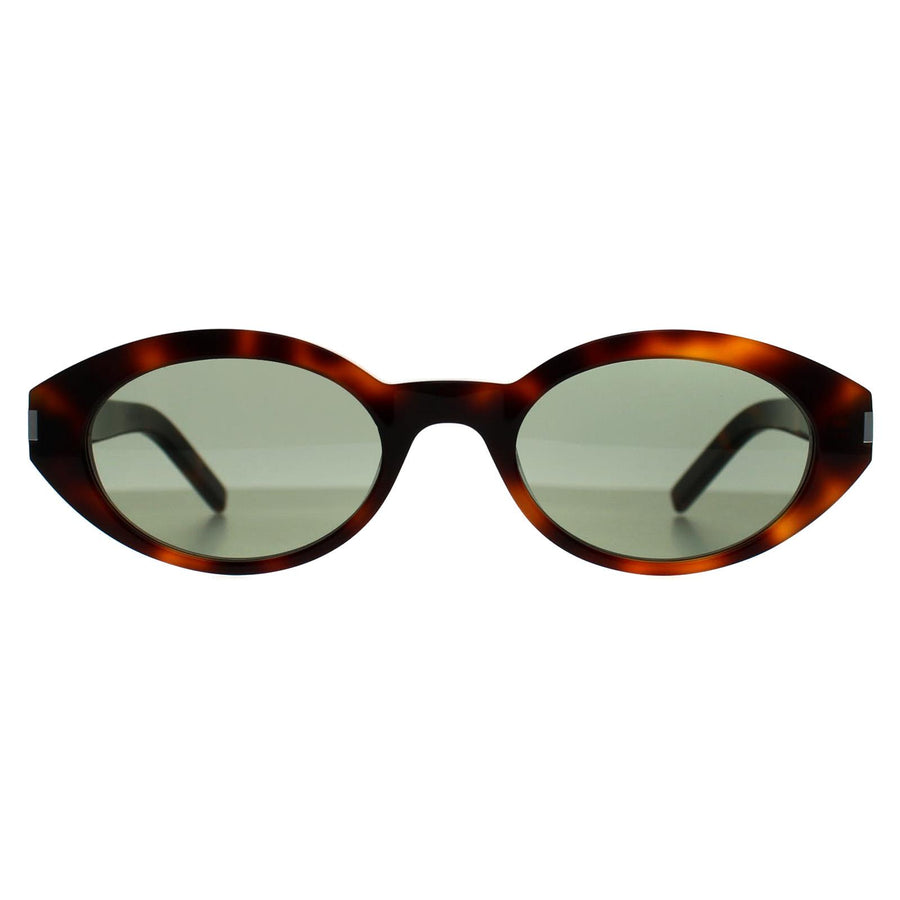 Saint Laurent Sunglasses SL567 002 Havana Green – Discounted 