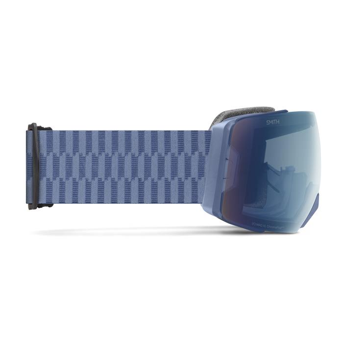 Smith Ski Goggles I/O Mag XL 2GM 4BV Granite Blue ChromaPop Everyday Blue Mirror