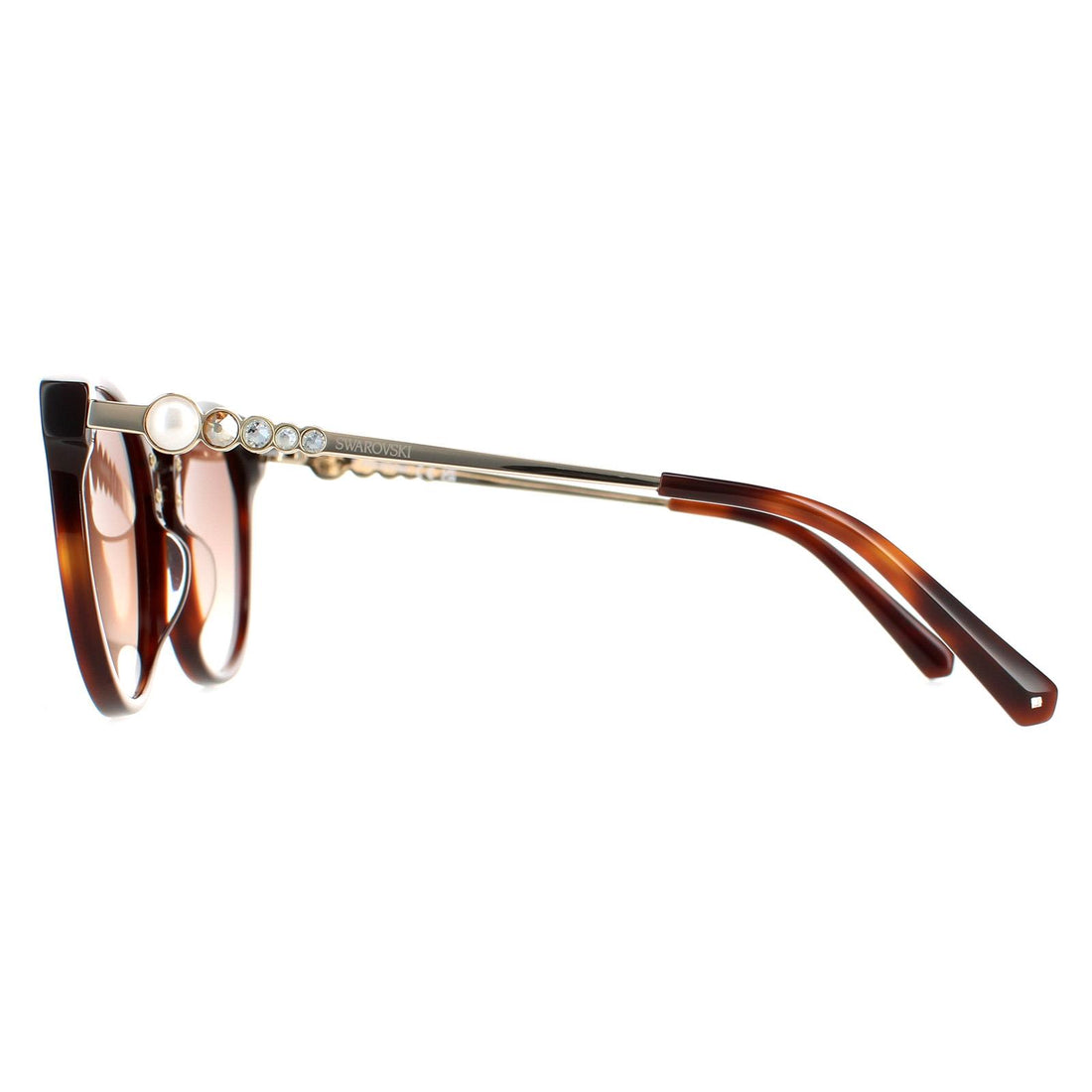 Swarovski Sunglasses SK0217 52F Dark Havana Brown Gradient