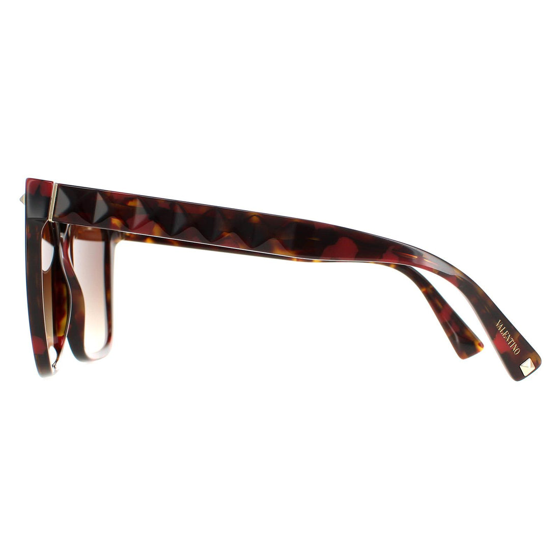 Valentino Sunglasses VA4098 518913 Red Havana Brown Gradient