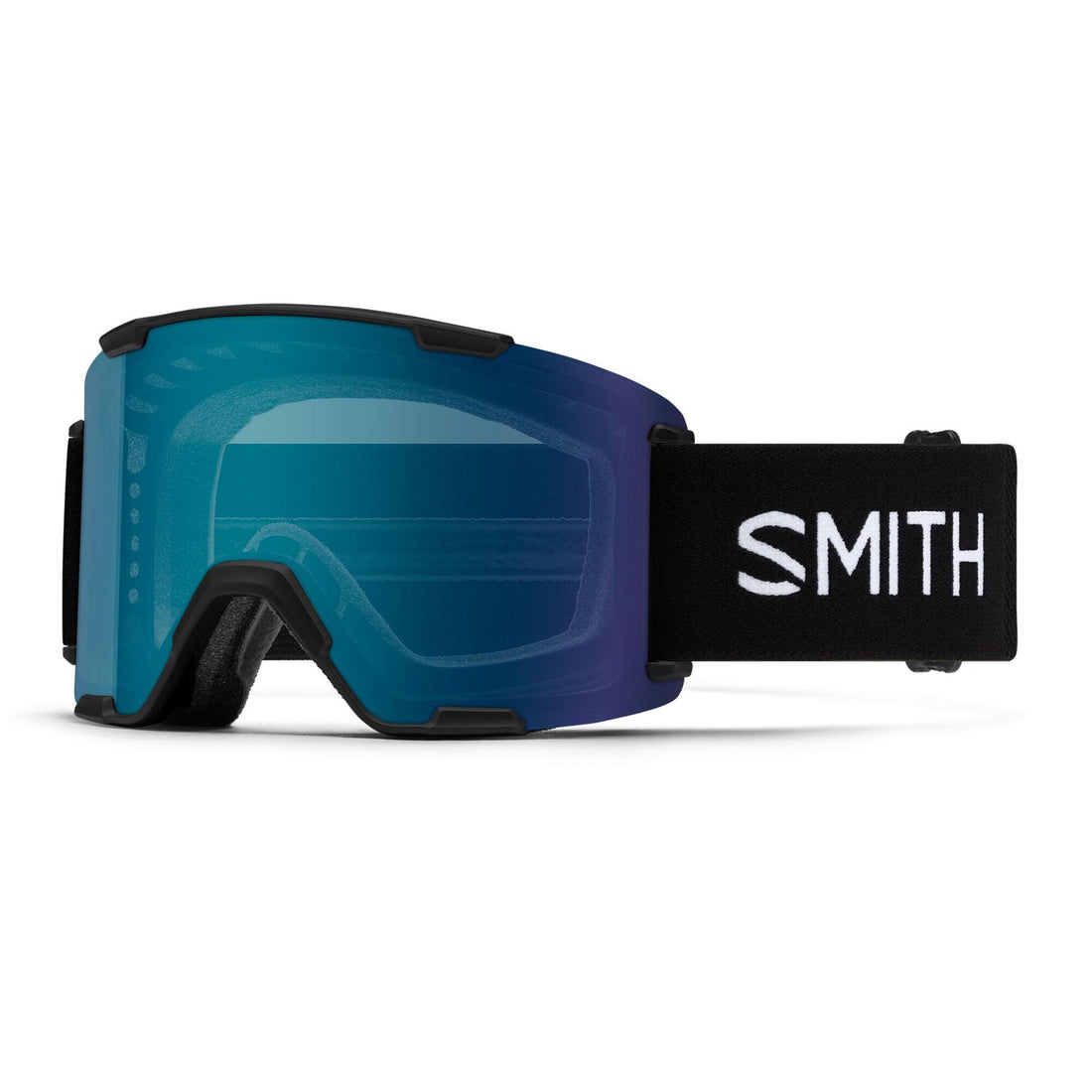 Smith Ski Goggles Stash XL 2QJ 4B Black ChromaPop Everyday Blue Mirror & Storm Blue Sensor Mirror