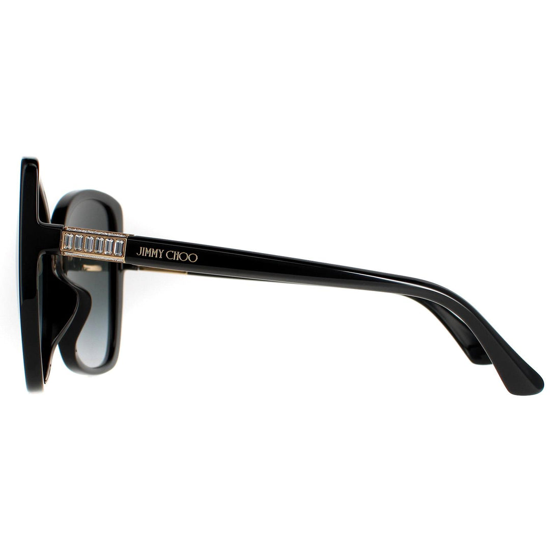 Jimmy Choo Sunglasses BECKY/F/S 807 9O Black Dark Grey Gradient
