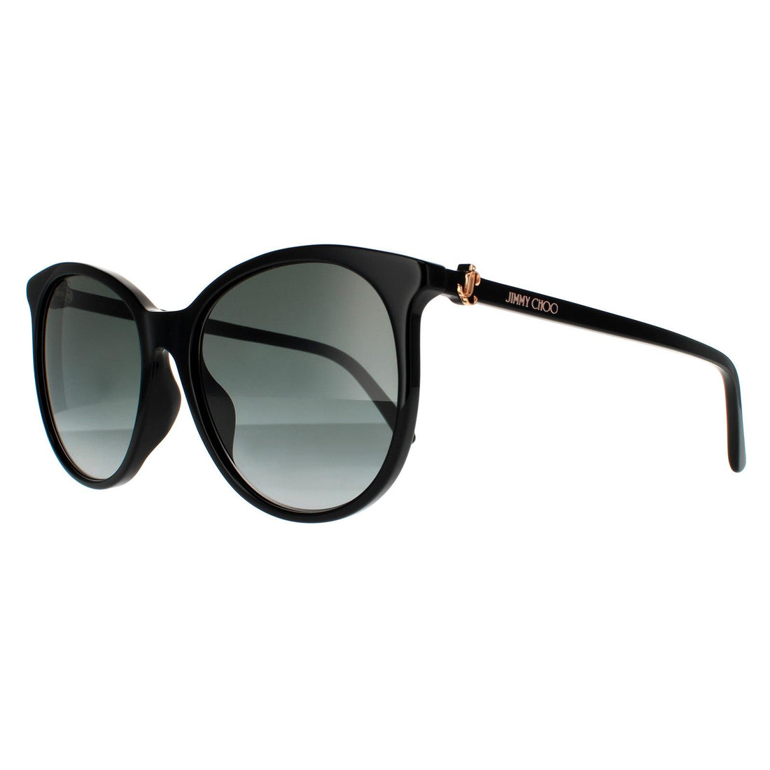 Jimmy Choo Sunglasses ILANA/F/SK 26S 9O Black Copper Dark Grey Gradient