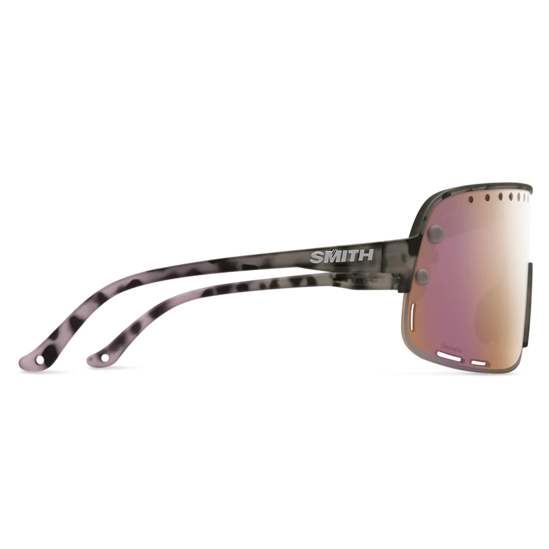 Smith Sunglasses Ultralite PRD DU Matte Salt Haze ChromaPop Rose Gold Mirror