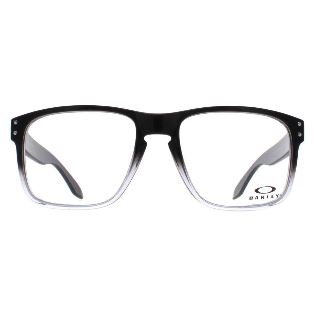 Oakley OX8156 Holbrook Glasses Frames Polished Black Clear Fade 56