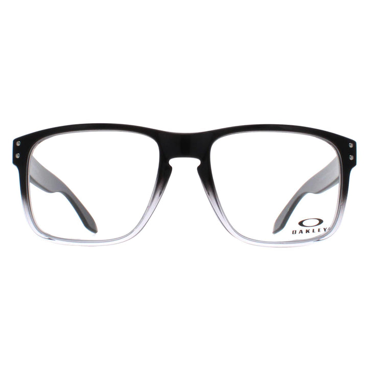 Oakley Glasses Frames OX8156 Holbrook 8156-06 Polished Black Clear Fade Men