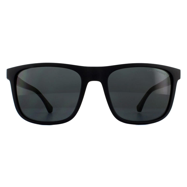 Emporio Armani Sunglasses EA4129 504287 Matte Black Grey Gradient