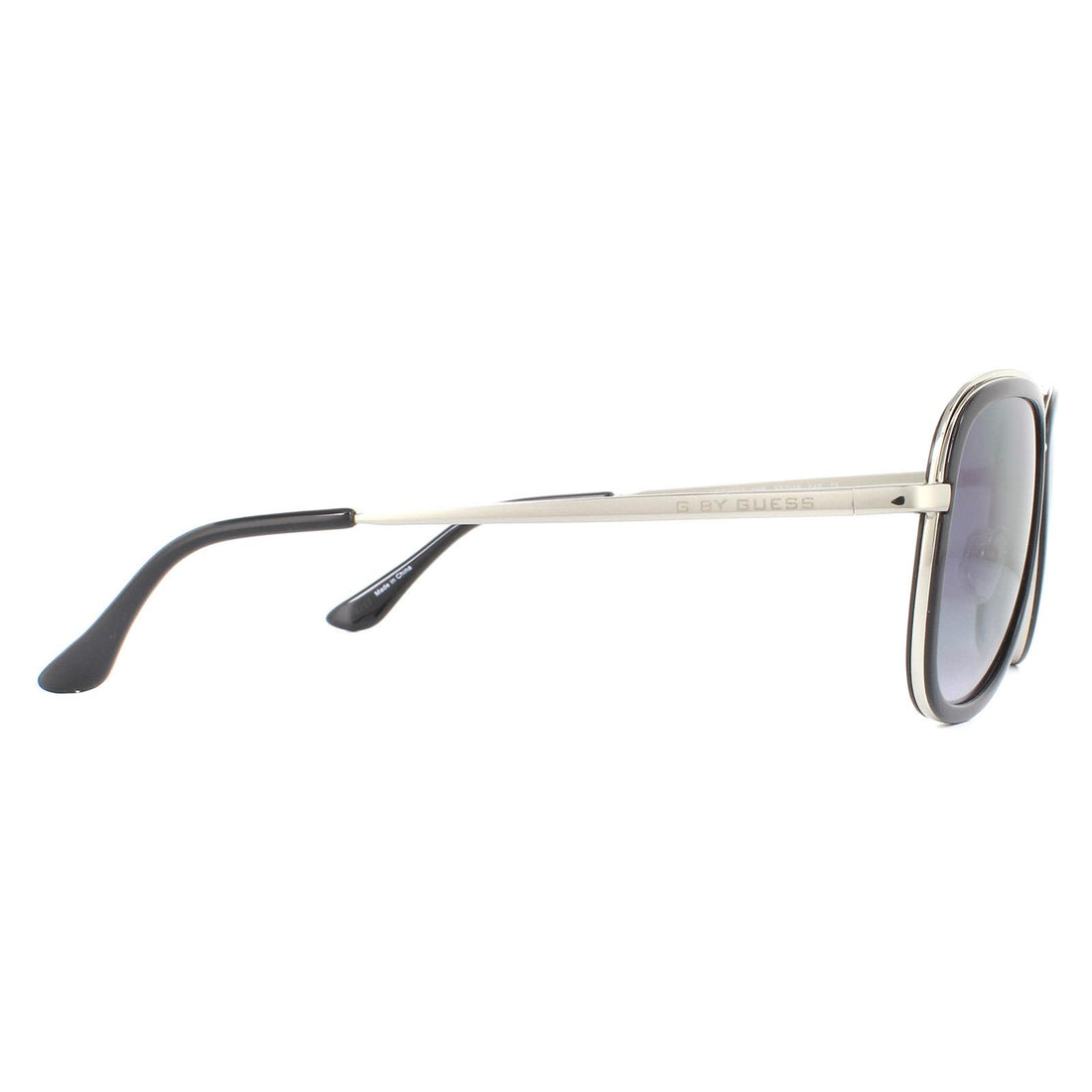 Guess Sunglasses GG1157 06B Shiny Dark Nickeltin Smoke Gradient