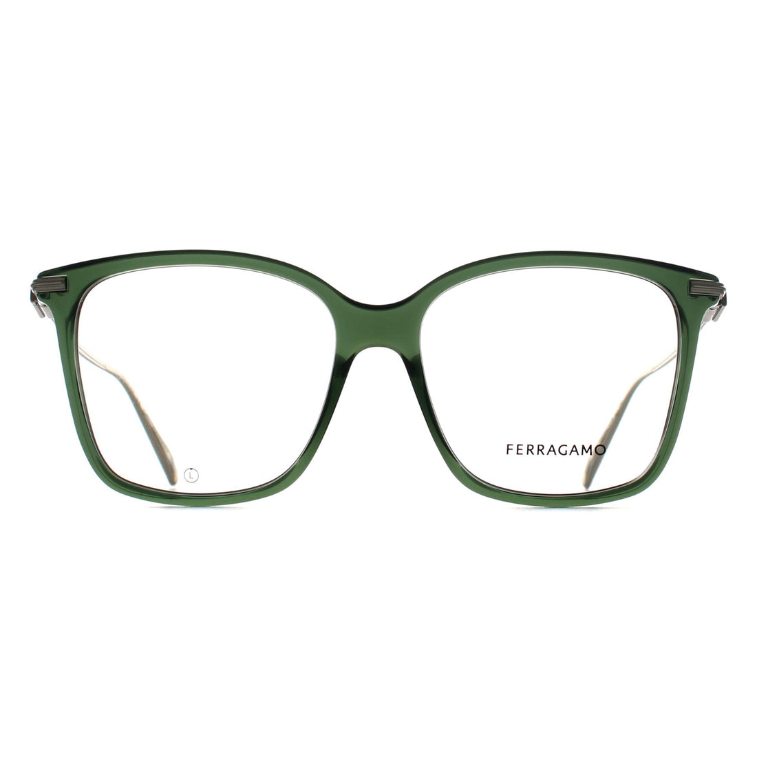 Salvatore Ferragamo Glasses Frames SF2992 320 Transparent Khaki Women