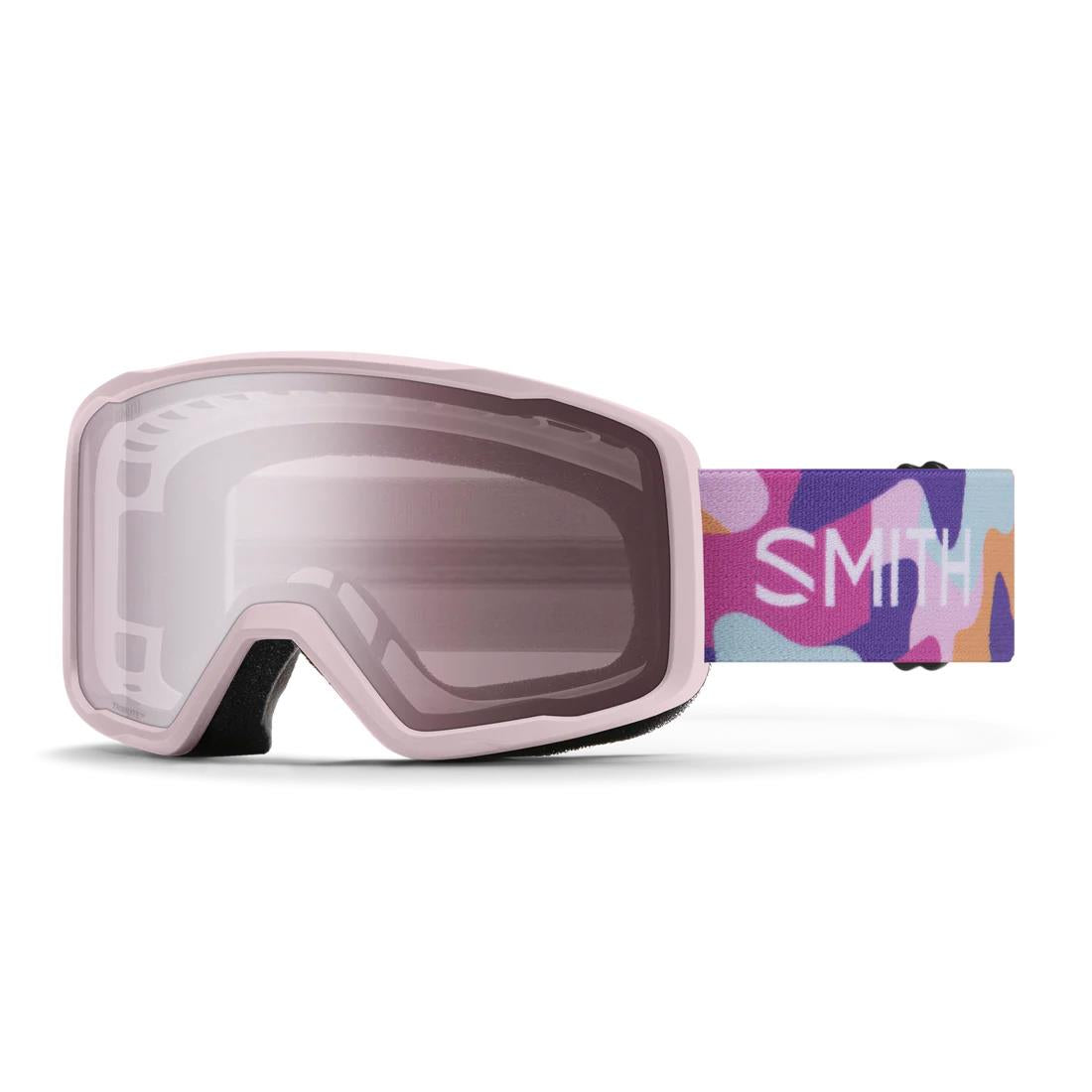 Smith Ski Goggles Tribute 3R2 4U Carnation Puzzle Ignitor Mirror