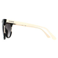 Guess Sunglasses GU7725 01B Shiny Black Gradient Smoke Grey