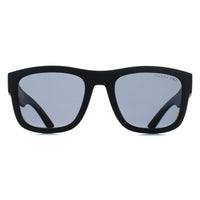 Prada Sport Sunglasses PS01ZS DG002G Black Rubber Dark Grey Polarized