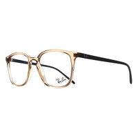 Ray-Ban Glasses Frames RX7185 5940 Light Brown Men Women